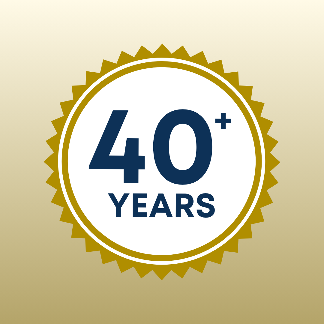 40+ Years